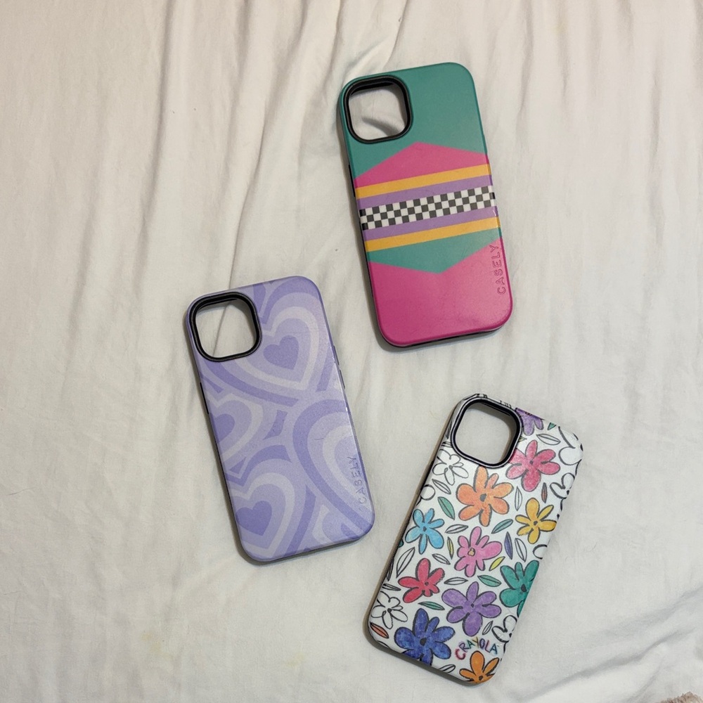 Casetify Vibrant iPhone Cases - Pink, Purple, Multicolor